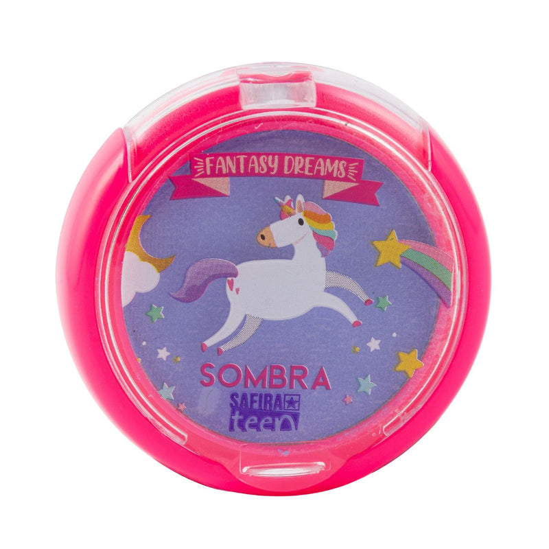 Kit Paletas de Sombra Coleção Fantasy Unicórnio 4unid Safira Cor da sombra:Co