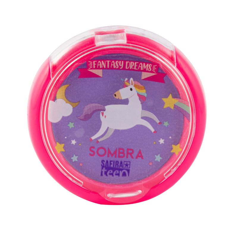 Kit Paletas de Sombra Coleção Fantasy Unicórnio 4unid Safira Cor da sombra:Co