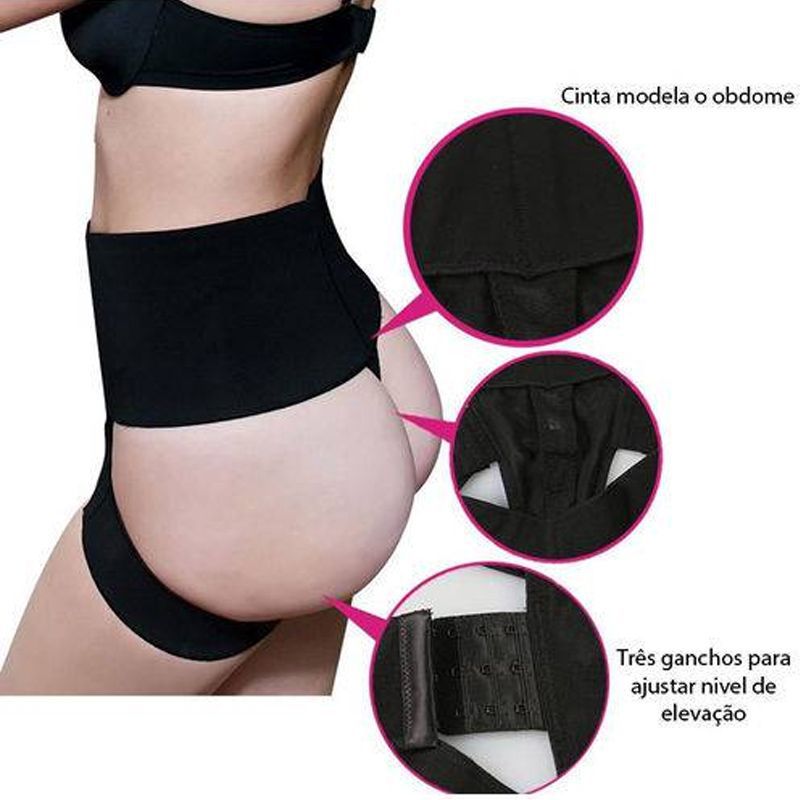 Calcinha Cinta Shaper Lifter Levanta Bumbum Modelo Barriga (5324)