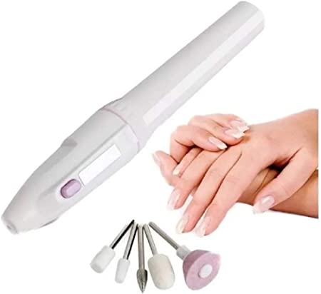 Kit Lixador De Unhas Elétrico Remove Cutículas Calos e Modelo (D25-LIXAUNHAPIL