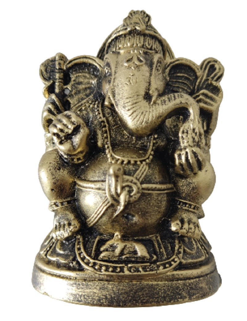 Estátua Ganesha Cor:Dourado (TNB012022EGADOU)