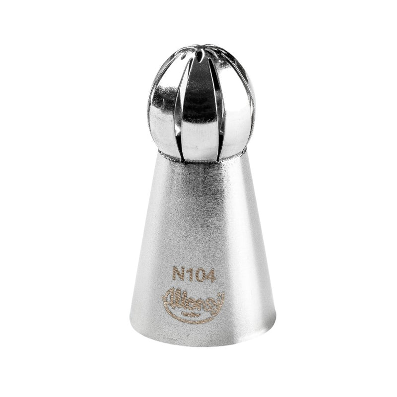 Bicos Para Confeitar - Russo Esfera - Aço Inox - Nºn104 - 1 unidade - Cromus L