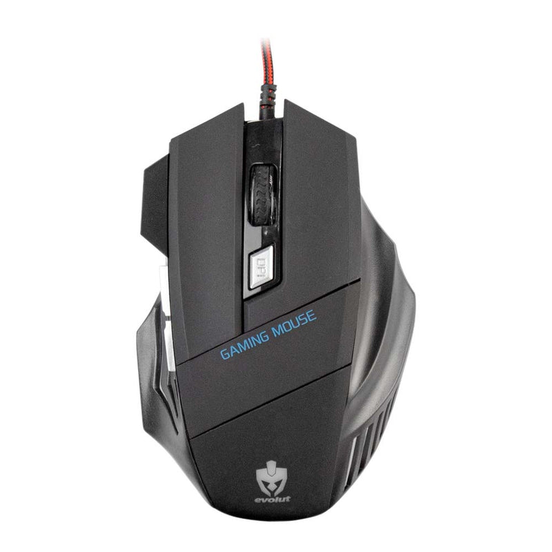 Mouse Gamer Evolut Eg-103rb Predator Rgb 2400 Dpi 06 Botões (6062621268)