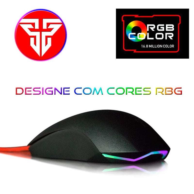 Mouse Para Jogos Profissional Fantech G13 Rhasta Ii 2400Dpi