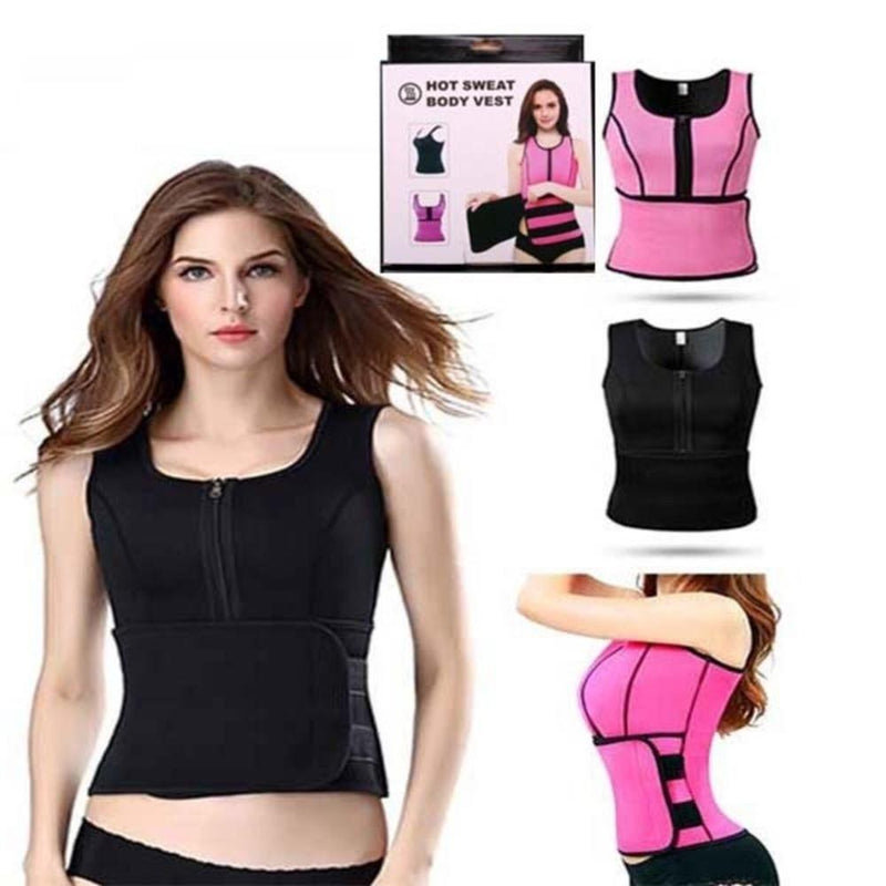 COLETE CINTA ABDOMINAL FEMININA TERMICA CAMISETA MODELADORA REDUTORA MEDIDAS BAR