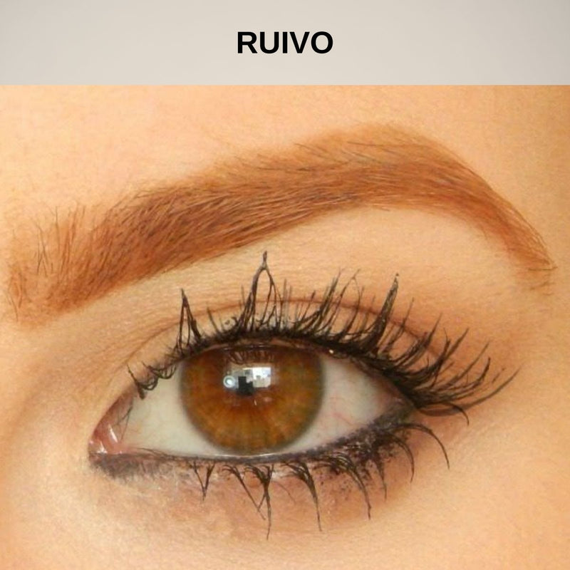 Henna P/ Design Sobrancelha 1,5g C/ Pazinha E Fixador Makiaj Cor:Ruivo (MKJ8842)