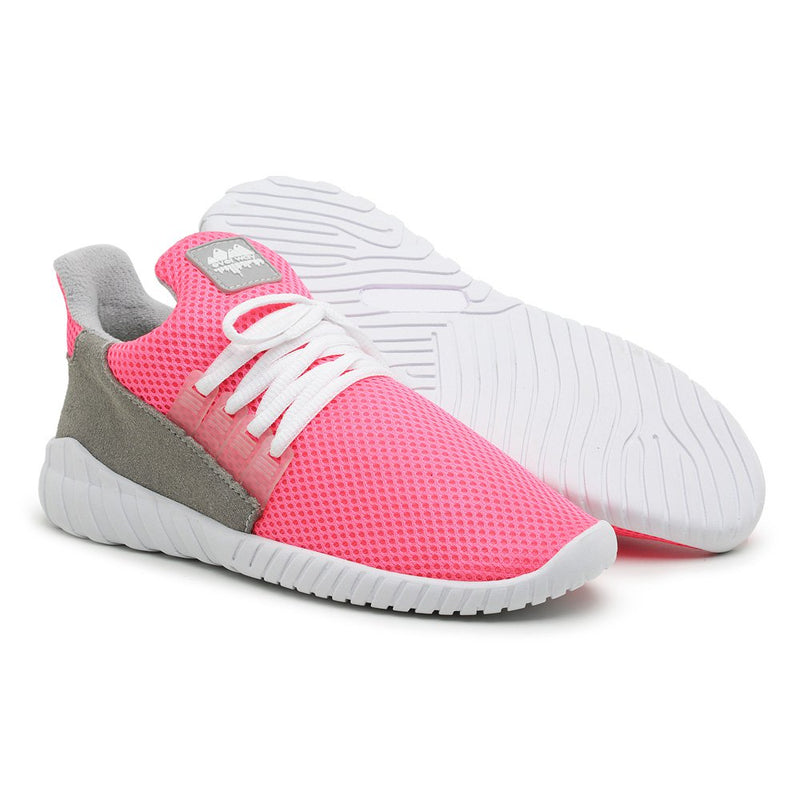 Tênis Caminhada Feminino Confortável Pink Cor:Rosa;Gênero:Feminino;Tamanho:36